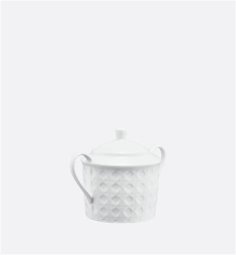 christian dior sugar bowl|Sugar Bowl White Miss Dior Cannage .